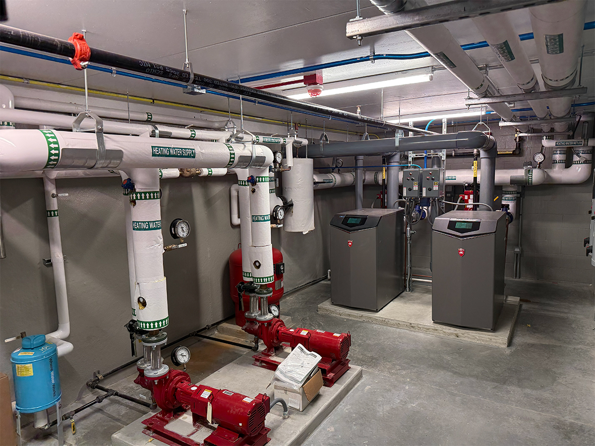 maintenance room with pipes
